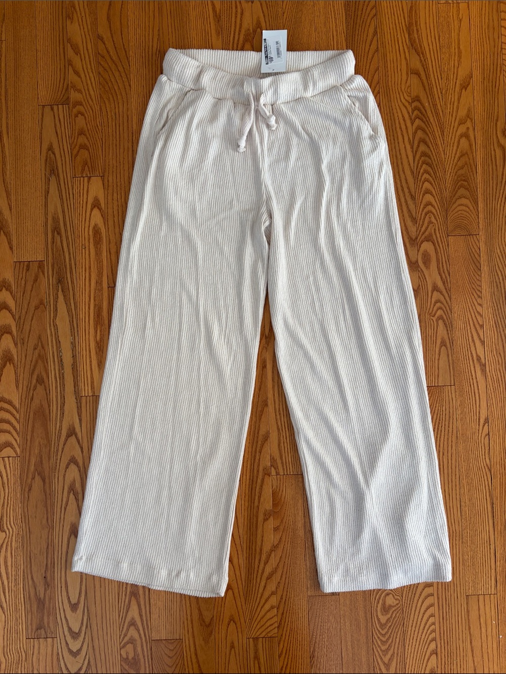 🏝️☀️ NWT FLYING POINT RIBBED PANTS SIZE SMALL IN COLOR SUMMER SAND ☀️ 🏝️